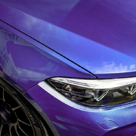 Covering violet brillant pour toutes surfaces - 3D