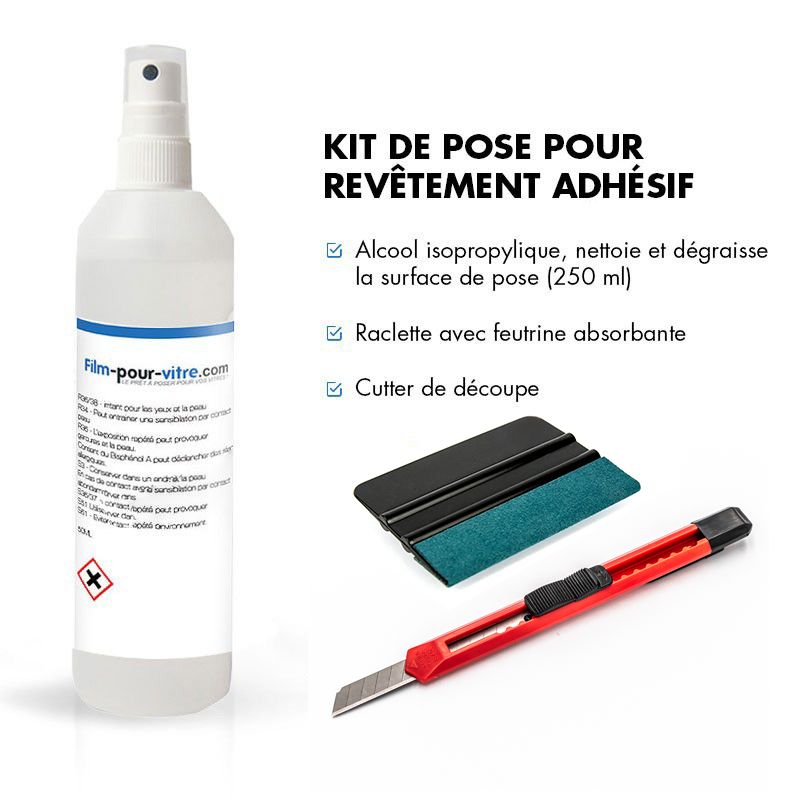 Kit de pose pour revêtement adhésif