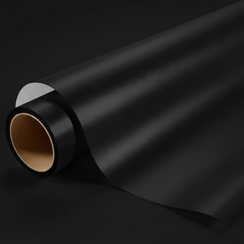 Covering noir mat pour surface plane avec colle airflow