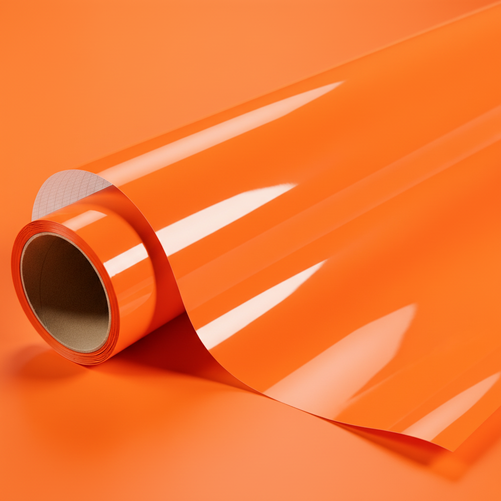 Orange brillant pour surface plane