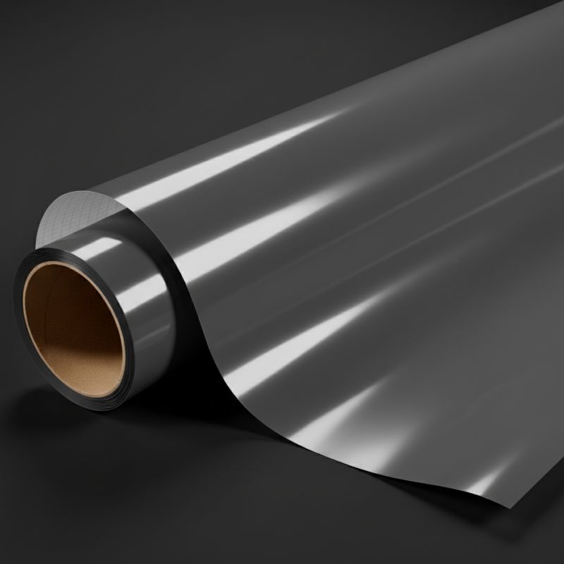 Vinyle covering gris foncé brillant pour surface plane avec colle airflow