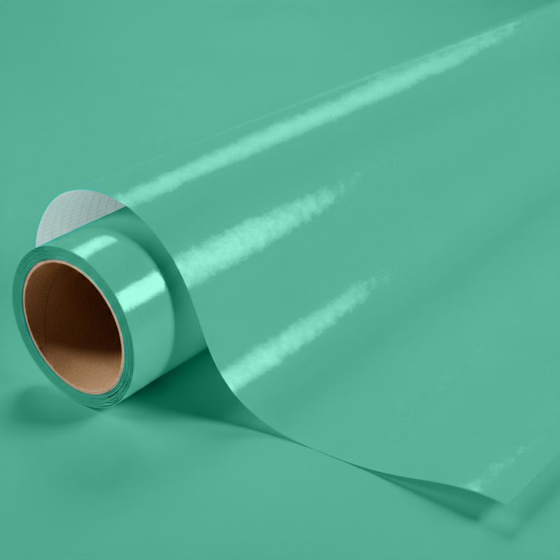 Covering turquoise brillant pour surfaces planes