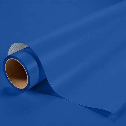 Covering bleu saphir mat pour surface plane avec colle airflow