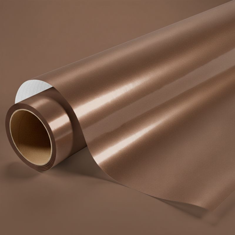 Covering marron chocolat brillant pour toutes surfaces - Haute finition
