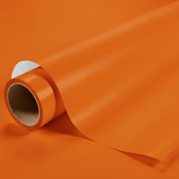 Covering orange mandarine mat pour toutes surfaces - Haute finition