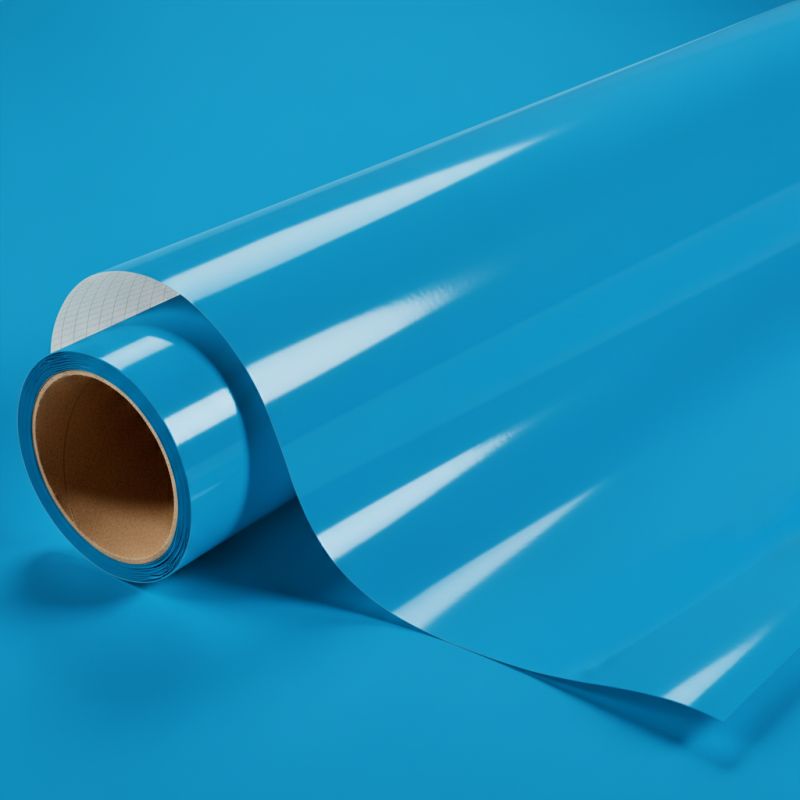 Covering bleu ciel brillant pour toutes surfaces - Haute finition