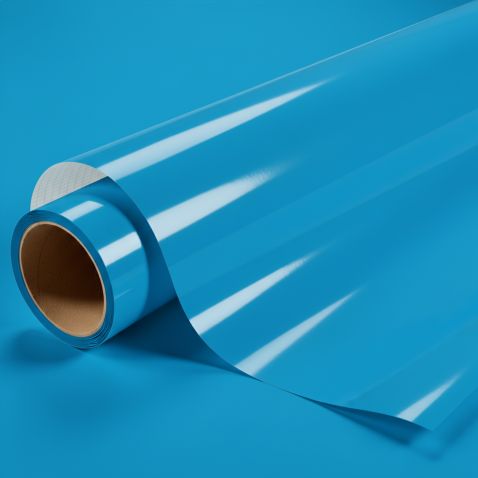 Covering bleu ciel brillant pour toutes surfaces - Haute finition