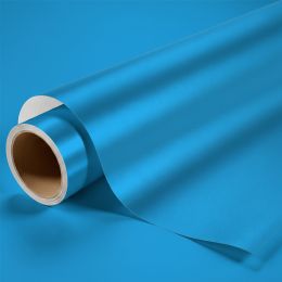 Covering bleu satin mat pour toutes surfaces - Haute finition