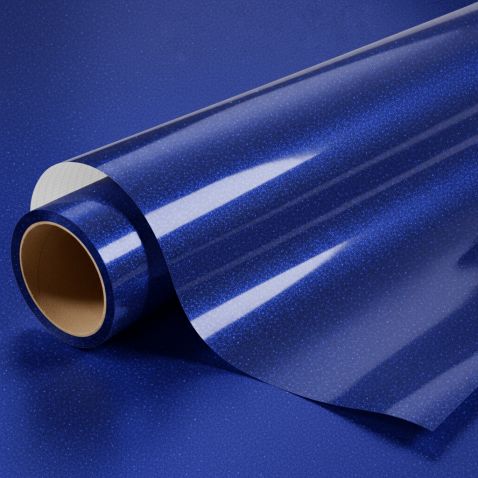 Covering bleu nuit pailleté brillant pour toutes surfaces - Haute finition