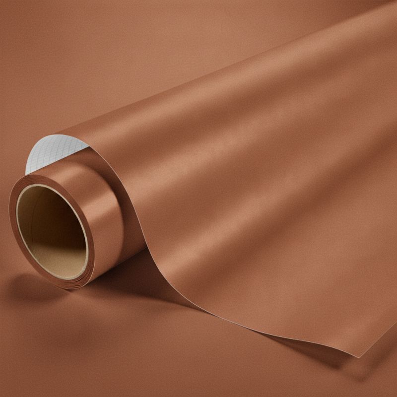 Covering marron mat pour toutes surfaces - Haute finition