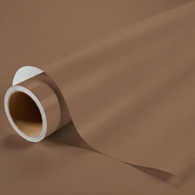 Covering marron satin pour toutes surfaces - Haute finition