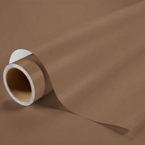 Covering marron satin pour toutes surfaces - Haute finition