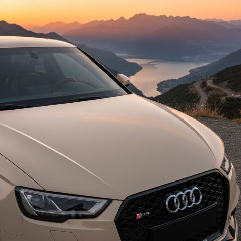 Covering beige brillant pour toutes surfaces - Haute finition