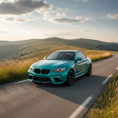 Covering bleu canard brillant pour toutes surfaces - Haute finition