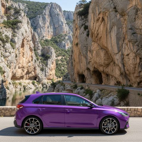 Covering violet brillant pour toutes surfaces - Haute finition