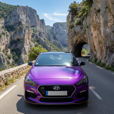 Covering violet brillant pour toutes surfaces - Haute finition