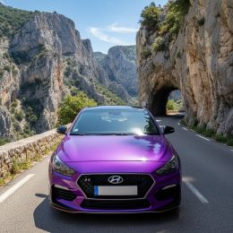 Covering violet brillant pour toutes surfaces - Haute finition