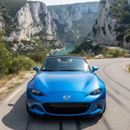 Covering bleu saphir brillant pour toutes surfaces - Haute finition