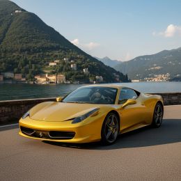 Covering jaune brillant métallisé pour toutes surfaces - Haute finition