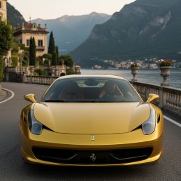 Covering jaune brillant métallisé pour toutes surfaces - Haute finition