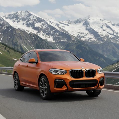 Covering orange mandarine mat pour toutes surfaces - Haute finition