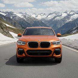 Covering orange mandarine mat pour toutes surfaces - Haute finition