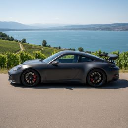 Covering noir satin profond pour toutes surfaces - Haute finition