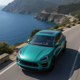 Covering bleu turquoise mat pour toutes surfaces - Haute finition