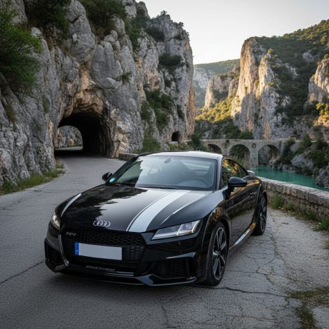 Vinyle covering gris moyen brillant pour surface plane avec colle airflow