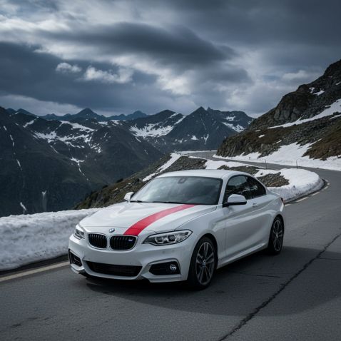 Vinyle covering rouge brillant pour surface plane avec colle airflow