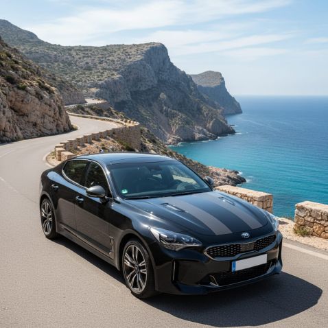 Covering gris foncé mat pour surface plane avec colle airflow