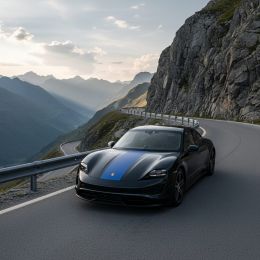 Covering bleu outremer mat pour surface plane avec colle airflow