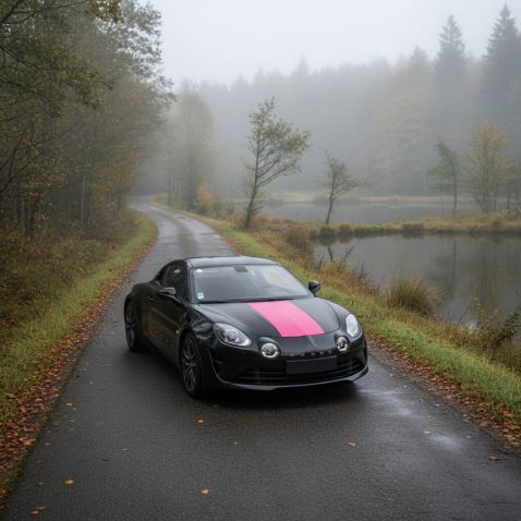 Covering vinyle rose mat pour surface plane