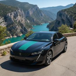 Covering turquoise pour surfaces plane