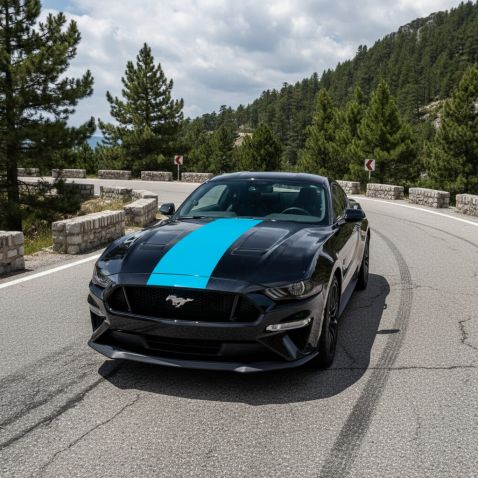 Covering bleu ciel mat pour surfaces plane