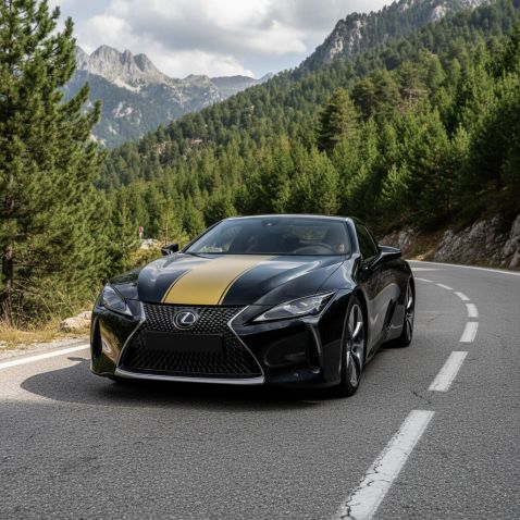 Film covering doré métallisé pour surface plane avec colle airflow