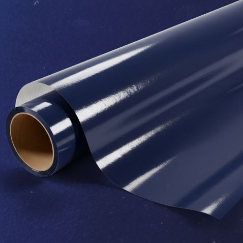 Covering bleu foncé Galaxy brillant pour toutes surfaces - 3D