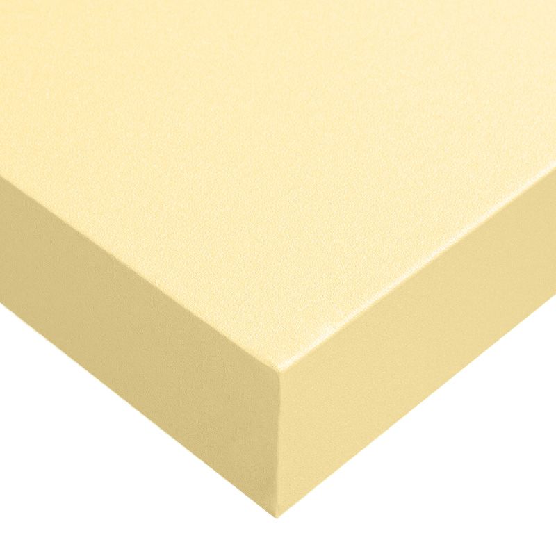 Papier peint autocollant jaune pastel mat