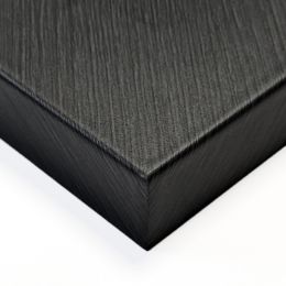 Revêtement mural effet bois d'ébène noir