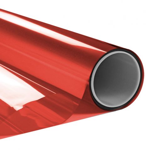 Film couleur rouge transparent