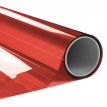 Film couleur rouge transparent
