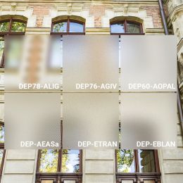 Film dépoli blanc adhésif