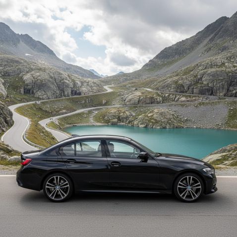 Covering HEXIS noir profond brillant pour toutes surfaces - 3D