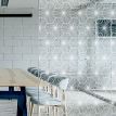 Film décoratif effet kaléidoscope blanc