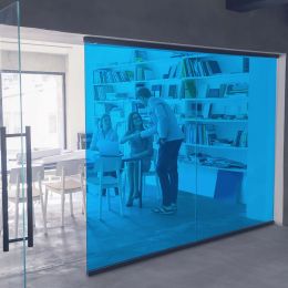 Film couleur bleu azur transparent