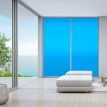 Film couleur bleu azur transparent