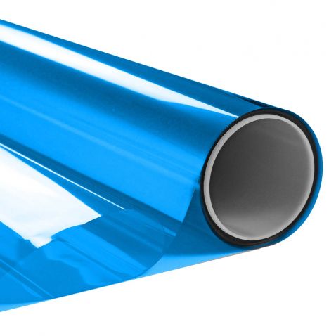 Film couleur bleu azur transparent