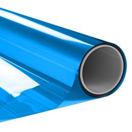 Film couleur bleu azur transparent