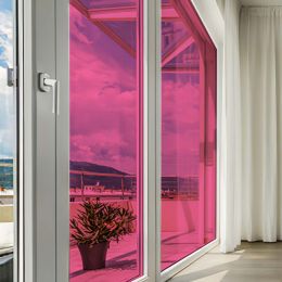 Film couleur framboise transparent