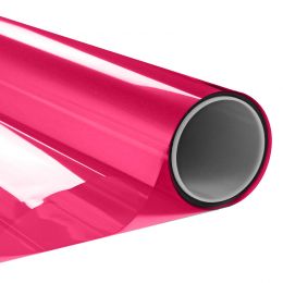 Film couleur framboise transparent